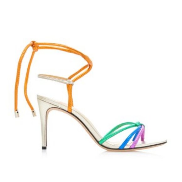 Alexandre Birman Shoes - Alexandre Birman Rebecca Rainbow Strappy Heels NWT